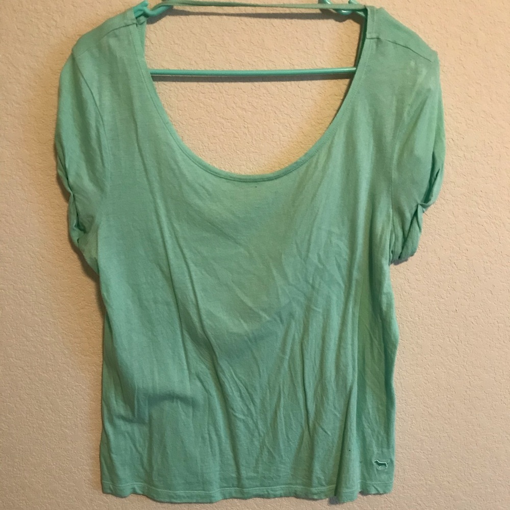 Open back t shirt